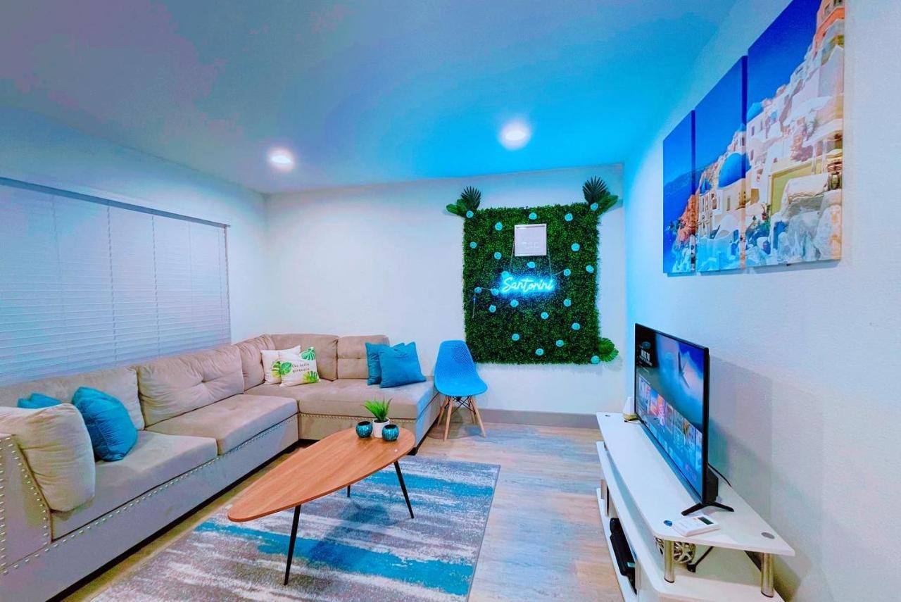 Modern Santorini Suite Houston Nrg Tmc Luxurious Walkable Kültér fotó